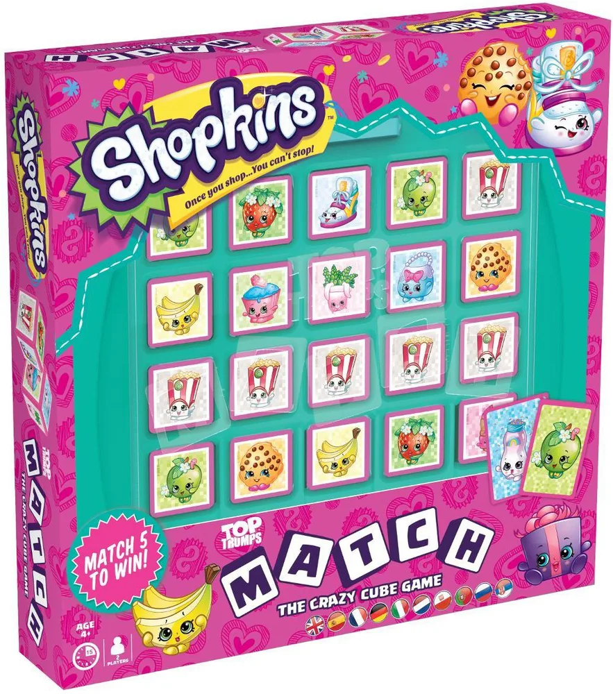 Настолна игра, Winning Moves, Top Trumps Match, Шопкинс