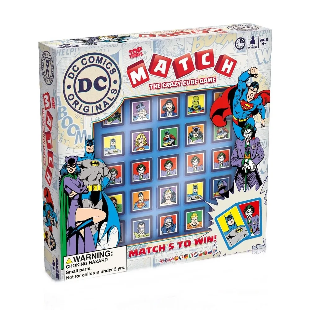 Настолна игра, Winning Moves, Top Trumps Match, DC Комикс