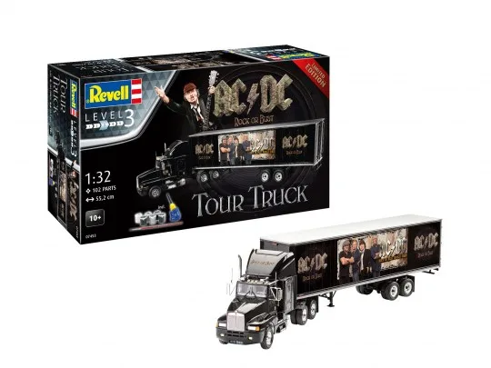 Сглобяем модел, Revell, Камион и ремарке AC/DC, 102 части