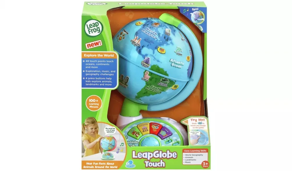 Интерактивна играчка, Vtech, Leap Frog, Образователен глобус, 33 х 27.5 х 20 см