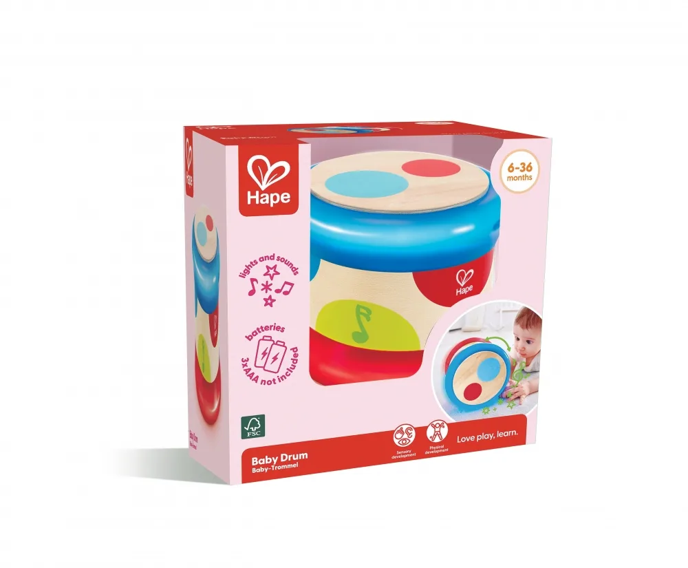 Музикална играчка, Hape, Бебешки барабан
