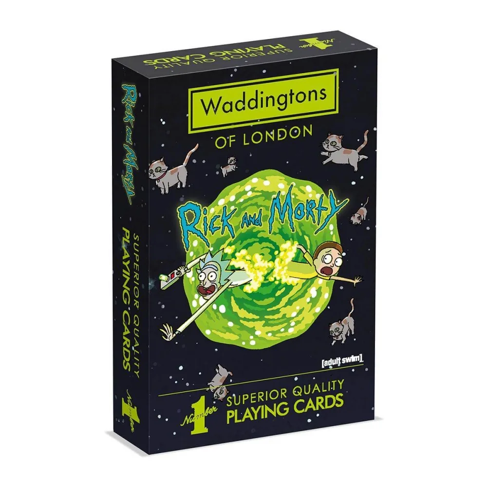 Карти за игра, Winning Moves, Waddingtons, Рик и Морти 2022