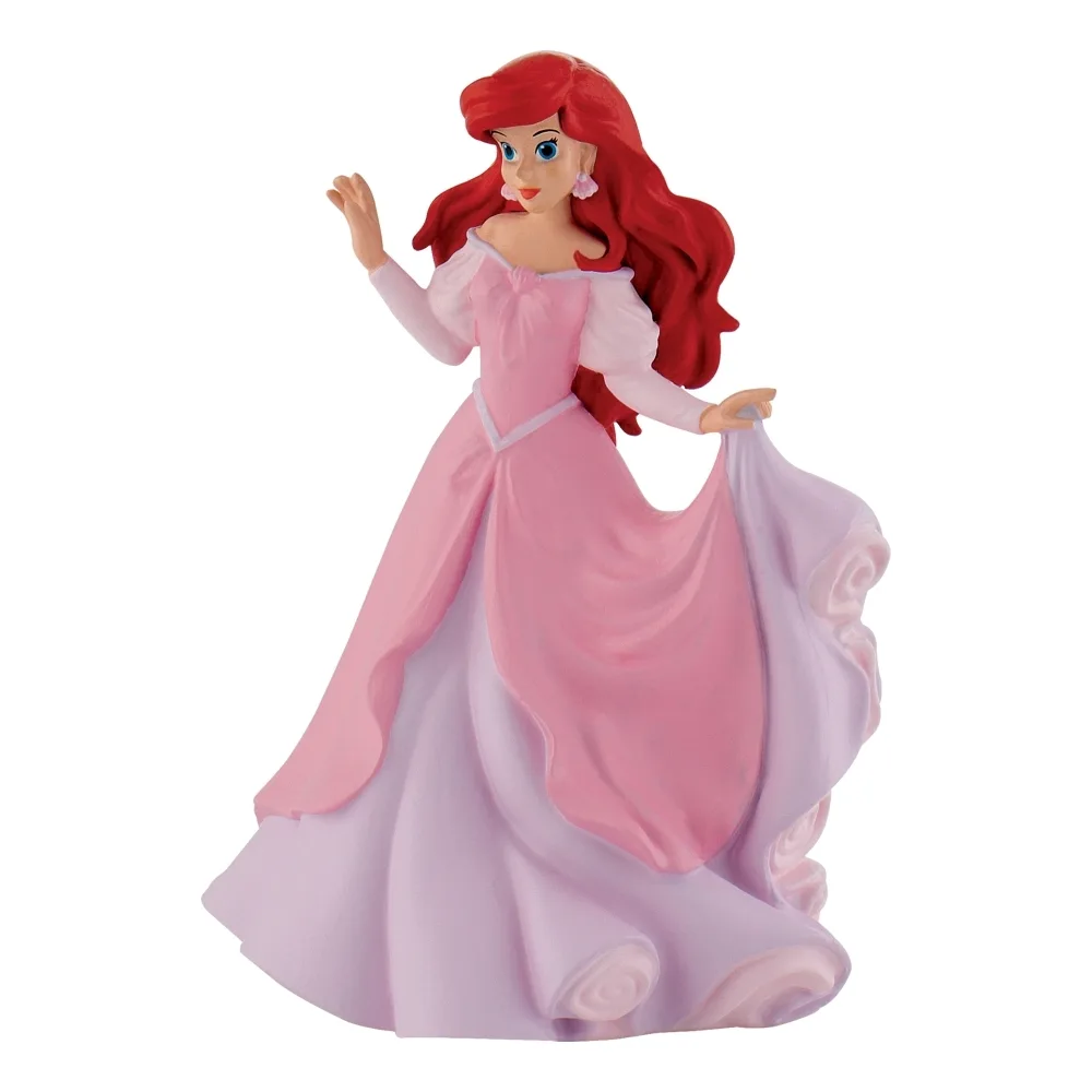 Колекционерска фигурка, Walt Disney, Bullyland, Ариел с розова рокля
