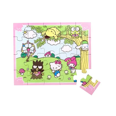 Дървен пъзел Hello Kitty, 20 части