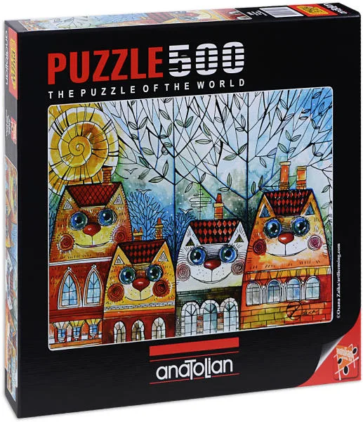 Пъзел, Anatolian, Градски котки, 500 части