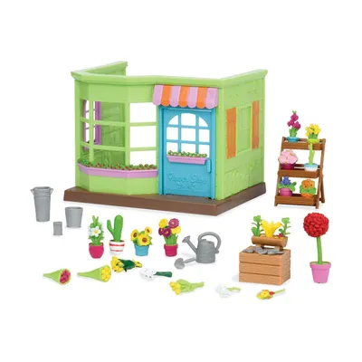 Комплект за игра, Battat, Li'l Woodzeez, Магазин за цветя
