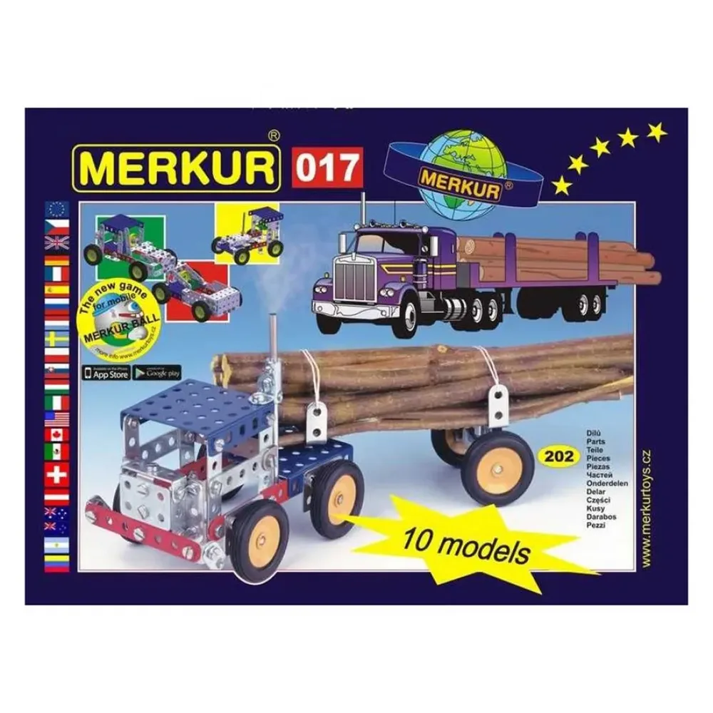 Merkur 017, Камиони, 10 в 1, 202 части