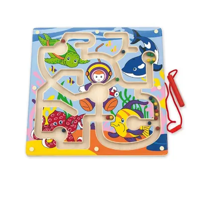 Магнитен лабиринт Viga Toys Подводен свят