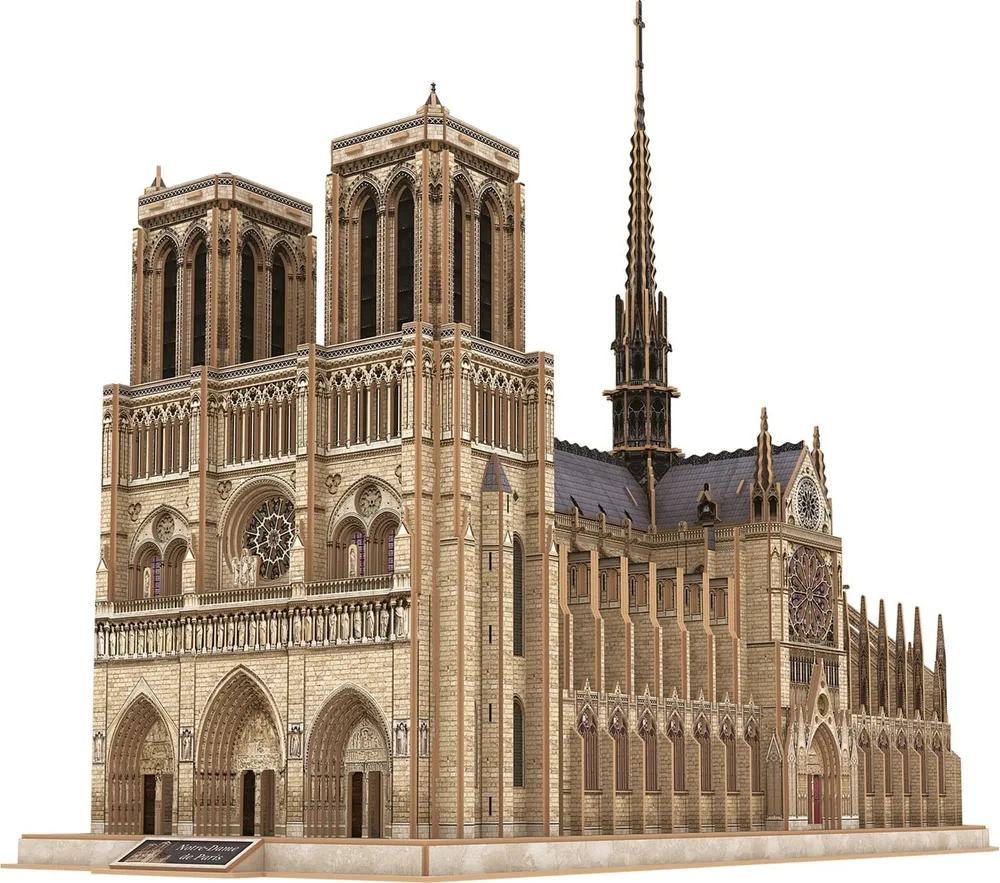 Пъзел, Revell, Катедрала Нотр Дам 3D, 293 части
