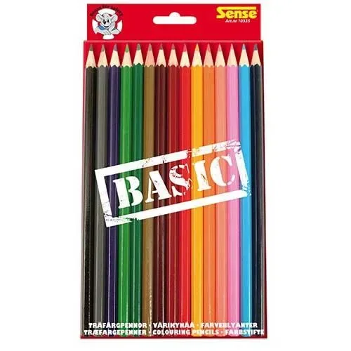 Цветни моливи - 15 бр. BASIC