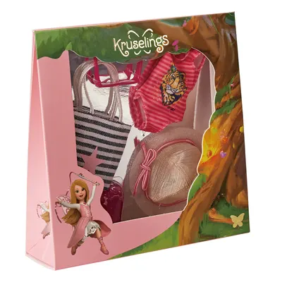 Аксесоари за кукла, Kruselings Doll, Плажен парти тоалет, 16 см