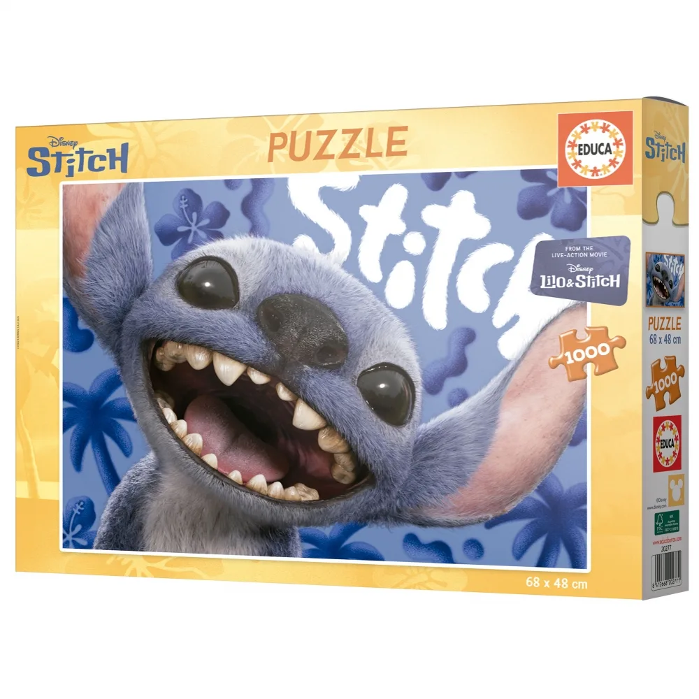Пъзел, Educa, Stitch, 1000 части