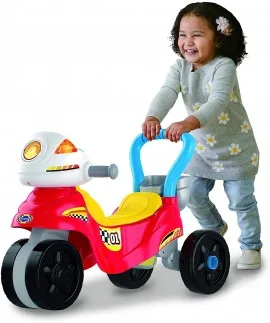 Интерактивна играчка, Vtech, Мотоциклет 3 в 1 проходилка, мотоцитлет и велосипед
