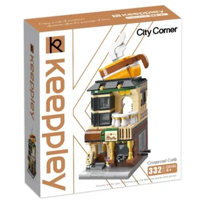 Конструктор, Qman, Keeppley, Кафене Кръстопът, 332 части