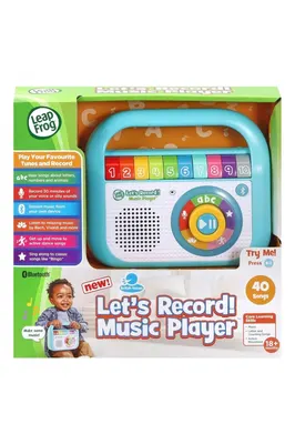 Интерактивна играчка, Vtech, Leap Frog, Музикален плейър с рекоредер, 17 х 15 х 6 см