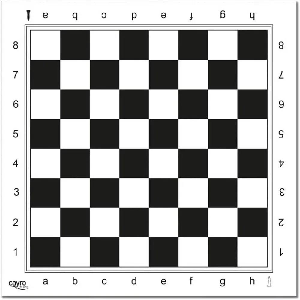 Професионална пластмасова дъска за шах, 45 x 45