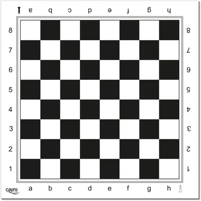 Професионална пластмасова дъска за шах, 45 x 45