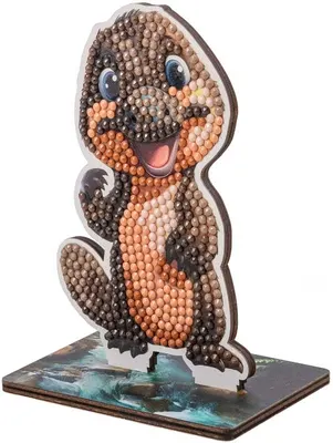 Комплект за диамантена бродерия, Craft Buddy, Crystal Art Buddies, Птицечовка, 7 части