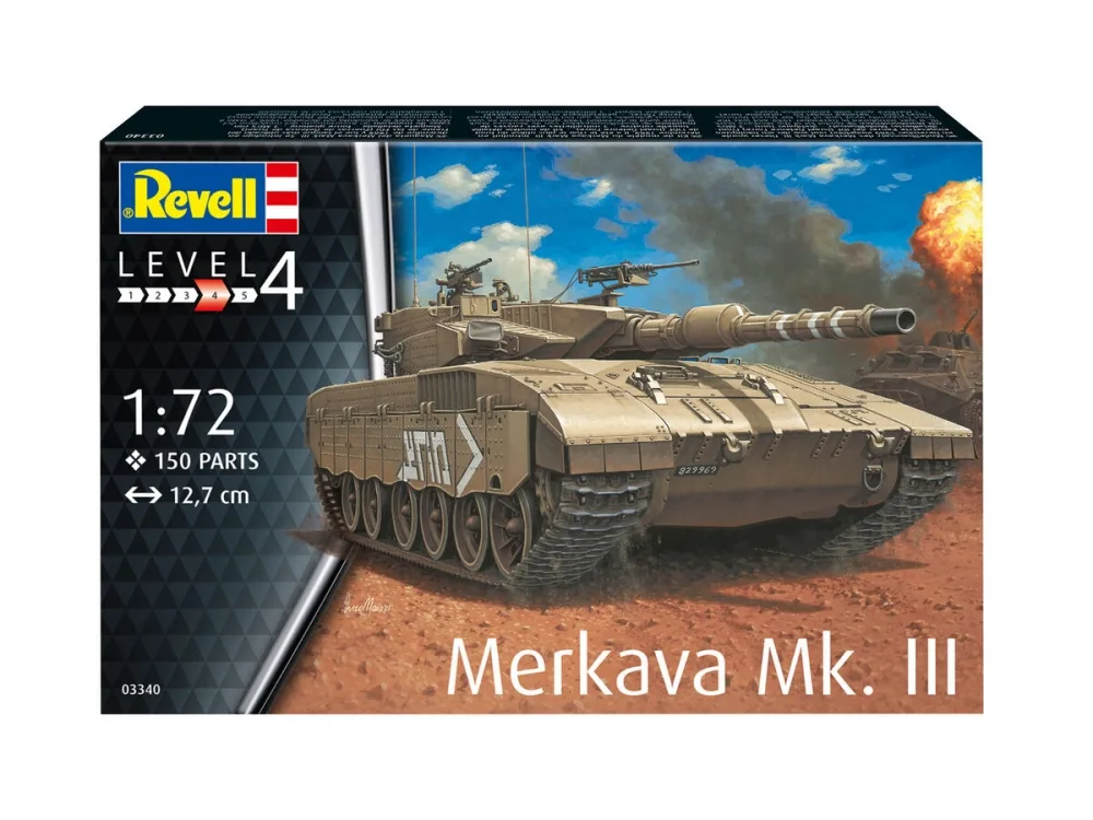 Сглобяем модел, Revell, Израелски танк Merkava Mk.III, 150 части