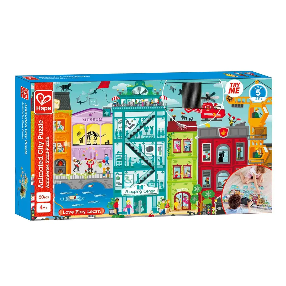 Пъзел, Hape, Анимиран град