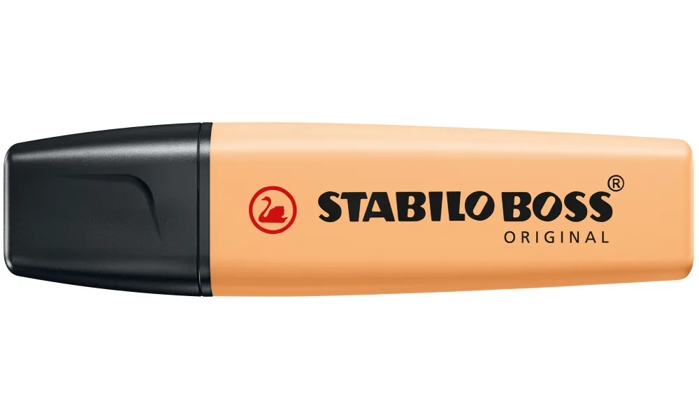 Текст маркер, Stabilo, Boss Original Pastel, Бледо оранжев