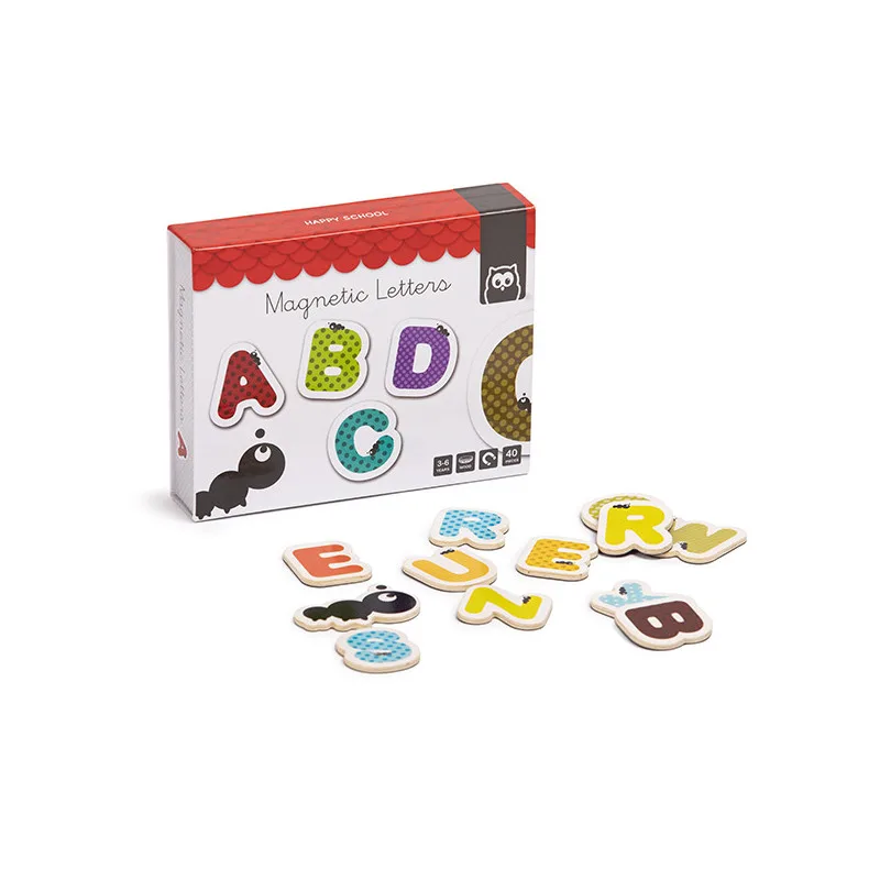 Образователен комплект, Eurekakids, Магнитни букви, 40 броя