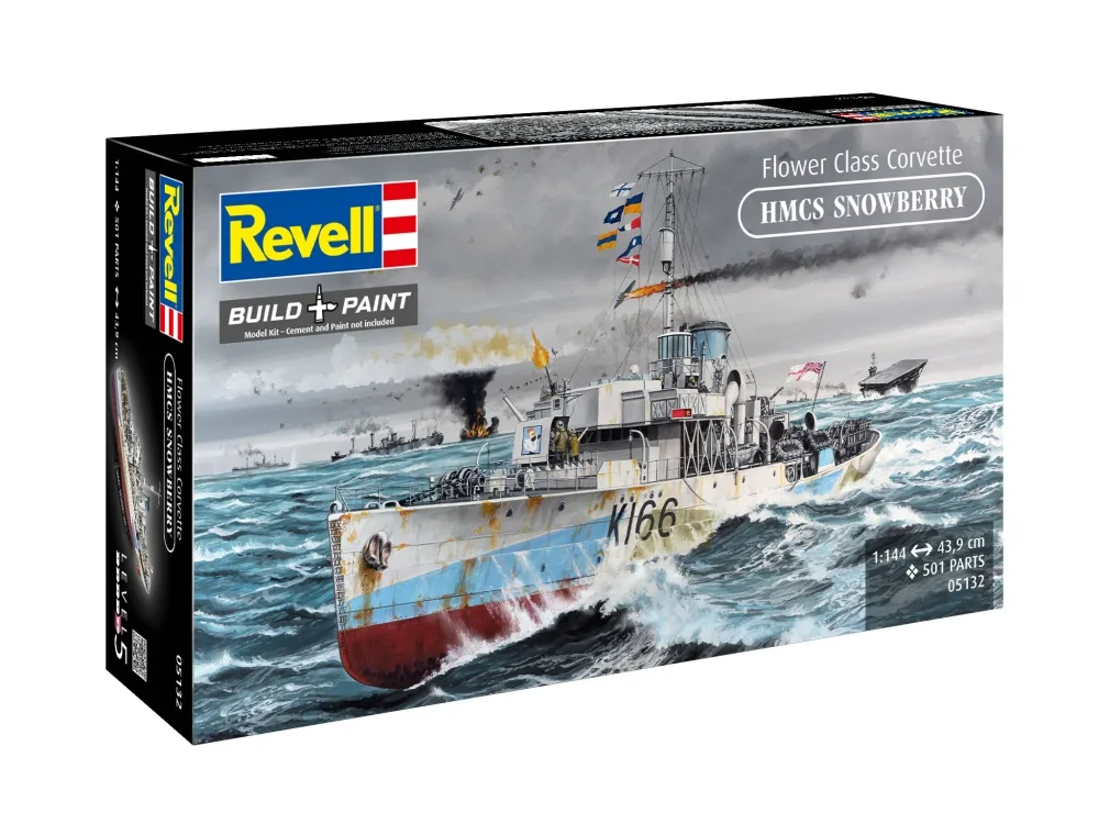 Сглобяем модел, Revell, Военен кораб HMCS Snowberry, 501 части
