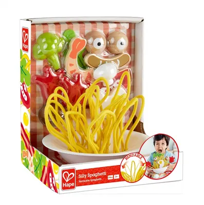Игрален комплект, Hape, Смешни спагети, 14 части