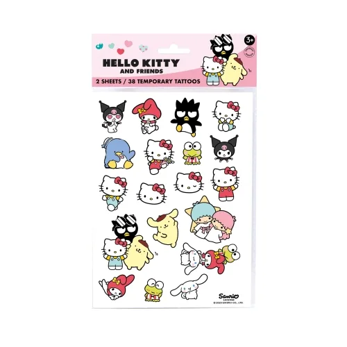 Детски временни татуировки Hello Kitty, 38 бр.