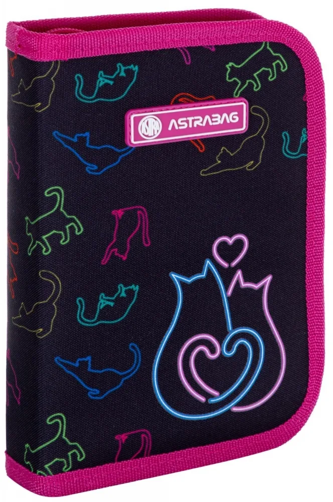 Единичен несесер, Astra, Котешка любов, Без аксесоари, 20 х 14 х 3.5 см