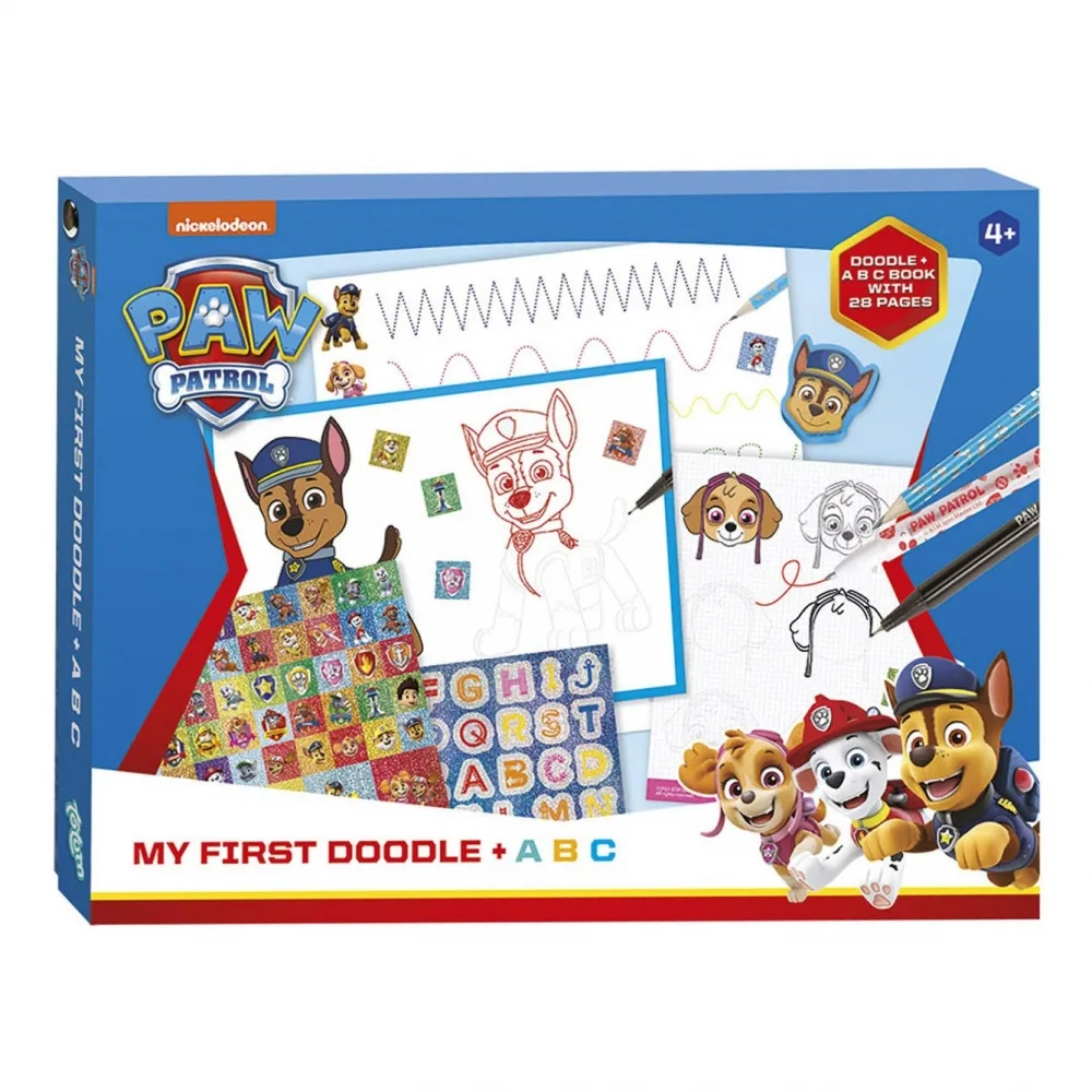Образователен комплект, Totum, Paw Patrol, Моята първа драскулка + Научете се да пишете ABC