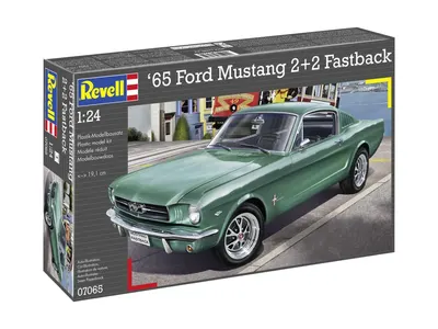 Сглобяем модел, Revell, Автомобил 1965 Ford Mustang 2+2 Fastback, 82 части