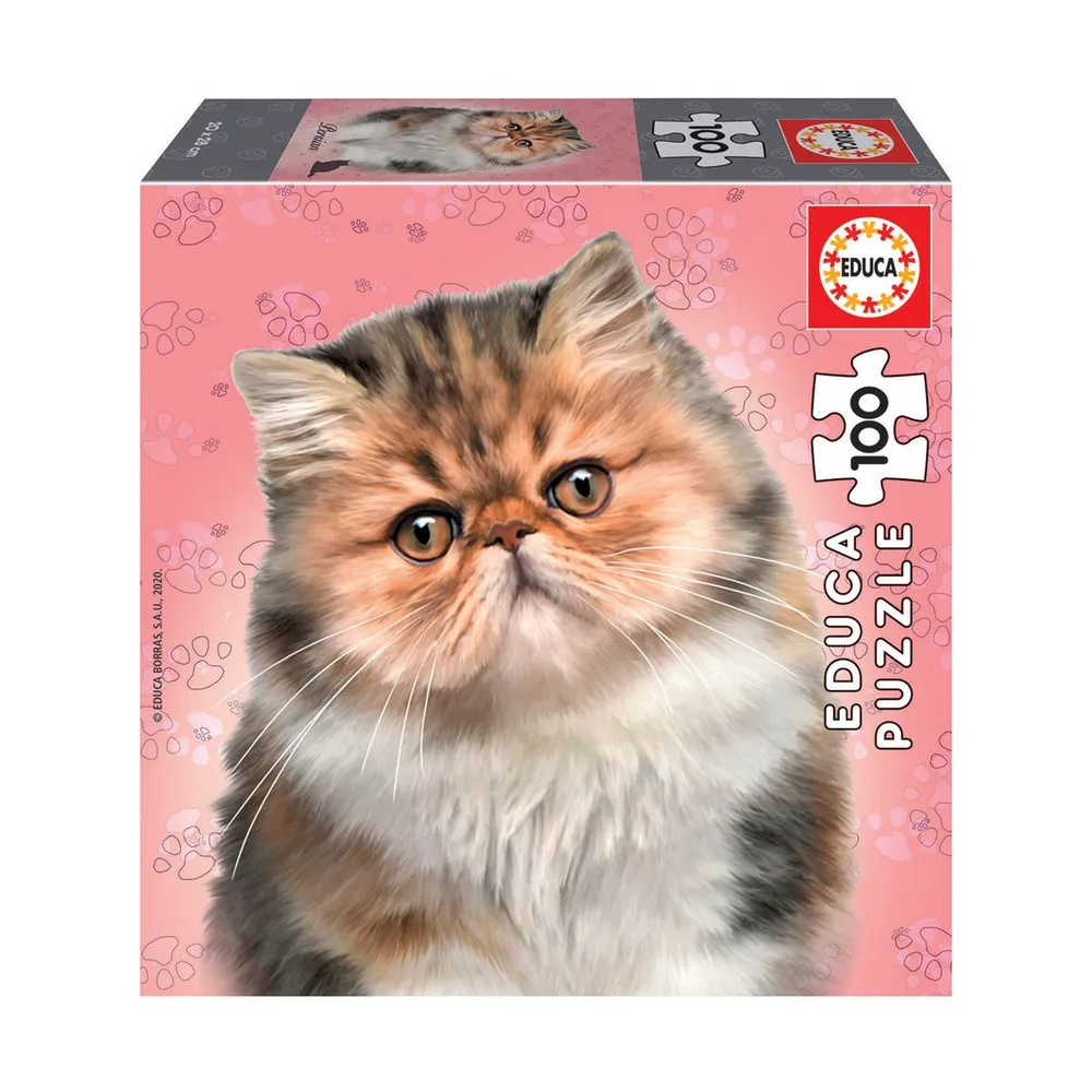 Персийска котка - шестизмерен пъзел 100 части
