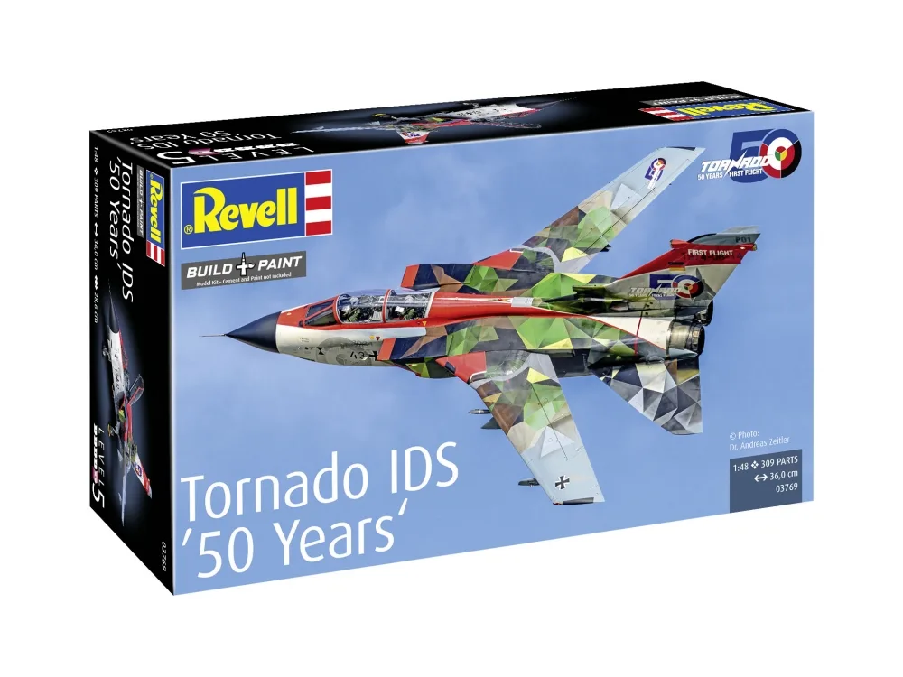 Сглобяем модел, Revell, Изтребител Panavia Tornado IDS, 50-та годишнина, 309 части