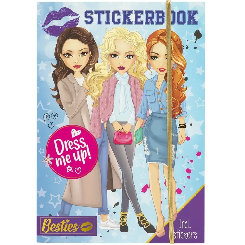 Книжка със стикери Besties