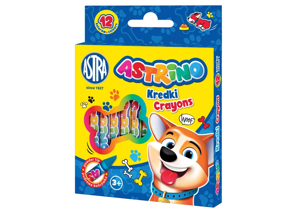 Комплект пастели, Astra, Astrino, Grafion, 12 цвята