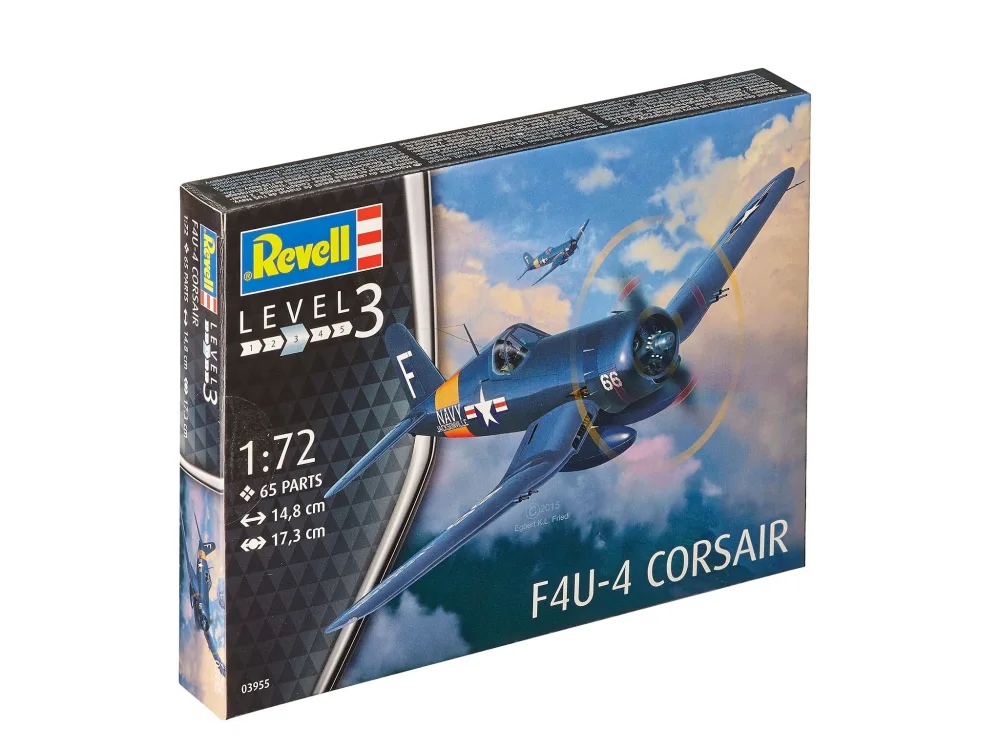 Сглобяем модел, Revell, Изтребител F4U-4 Corsair, 65 части