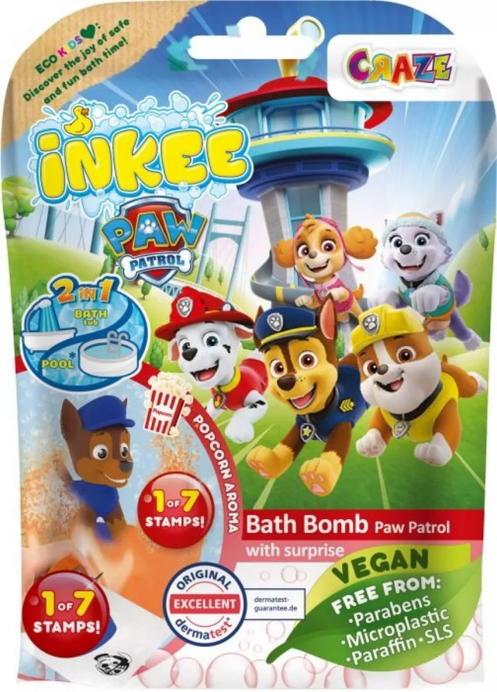 Детска добавка за баня, Craze, Paw Patrol, Бомбичка за баня