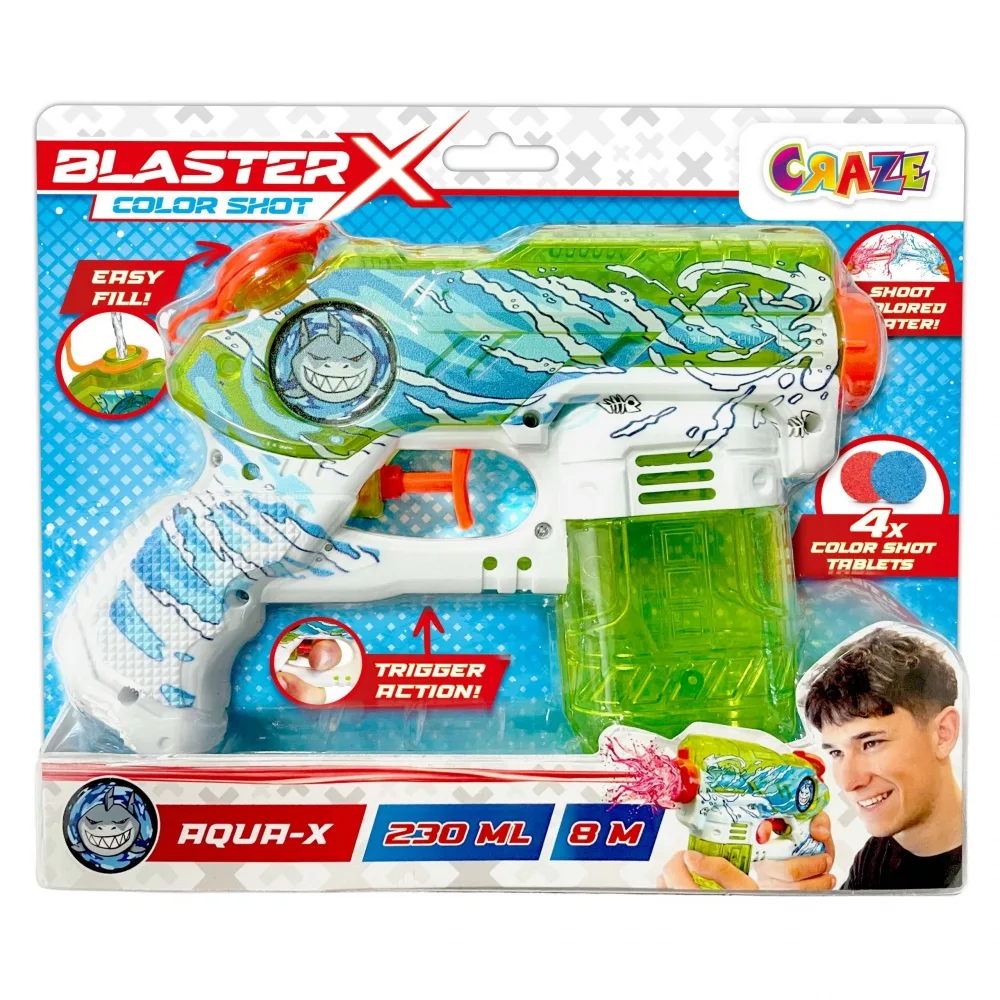 Детска играчка, Craze, Blaster-X, Воден пистолет, Малък
