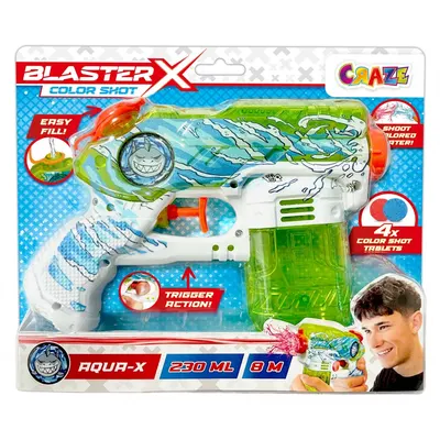 Детска играчка, Craze, Blaster-X, Воден пистолет, Малък
